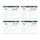 2024 Tropical Desk Calendar Spiral Bound Freestanding Planner