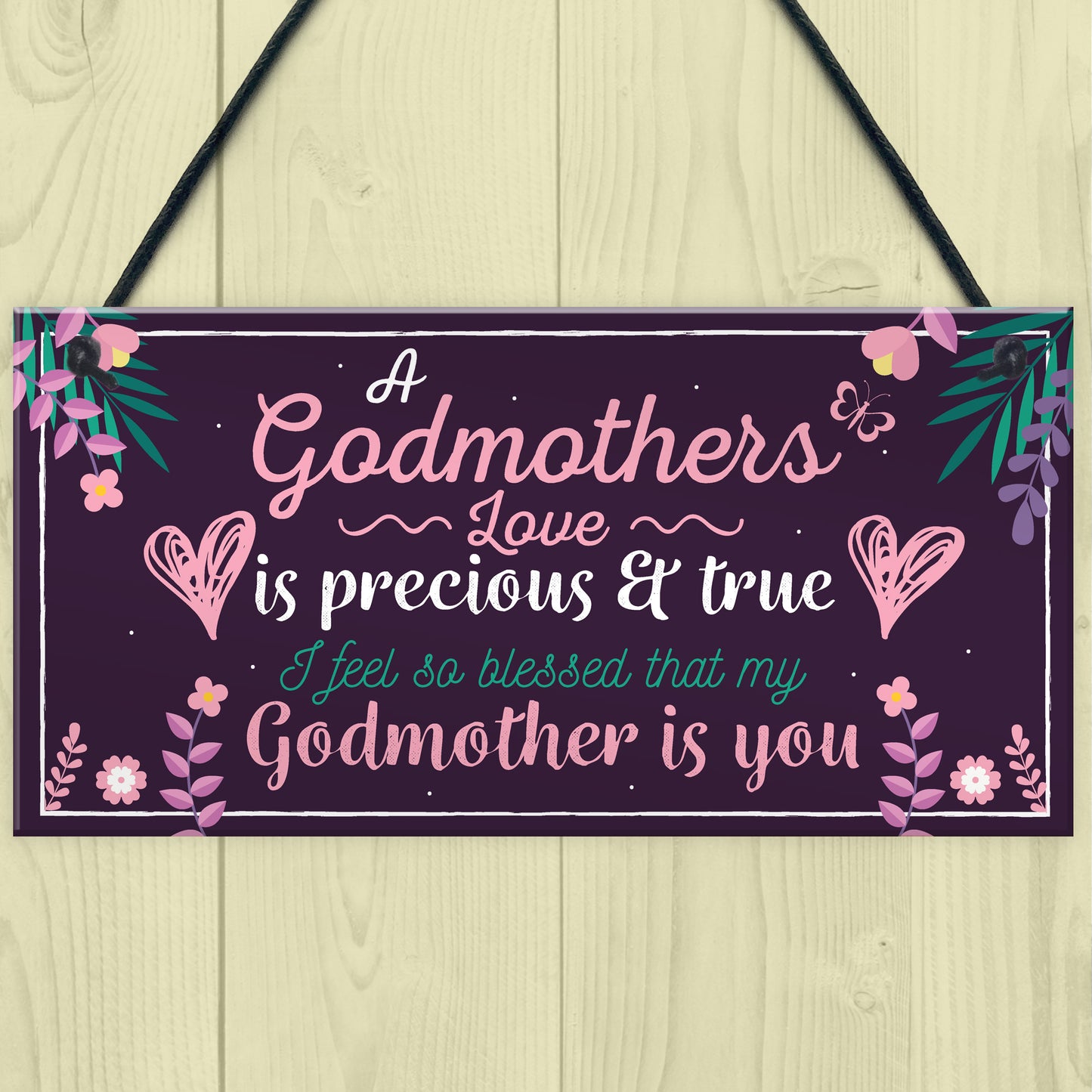 Godmother Thank You Keepsake Christening Godparent Friend Gifts