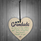 Funny Sign Grandad Birthday Gift Heart Wall Plaque Fathers Day