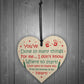 Novelty Teacher Gift Wood Heart Thank You Gift