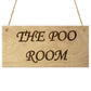 The Poo Room Bathroom Toilet Funny Novelty Gift Poop Plaque