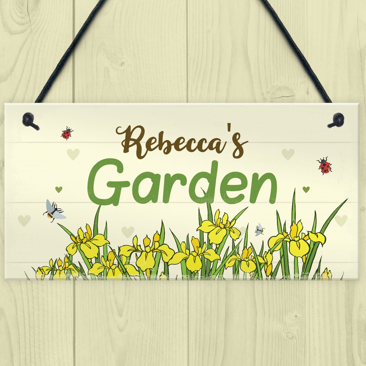 Garden Sign Personalised Gift For Garden Lover Summer House Sign