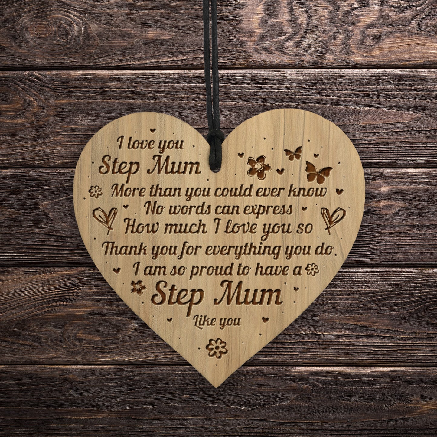 Step Mum Gift I Love You Mum Gifts Thank You Gift For Step Mum