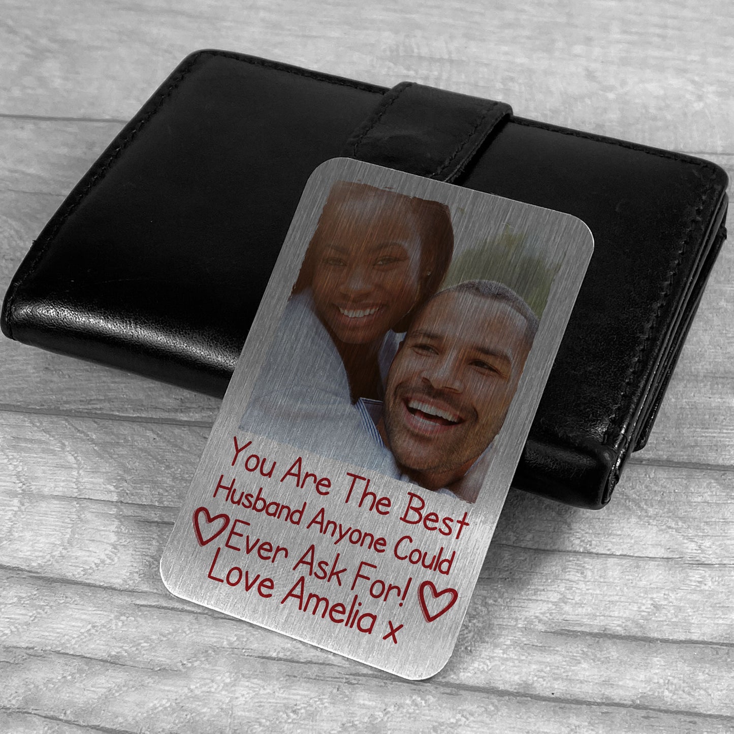 Personalised Photo Gift For Husband Card Valentines Anniversary