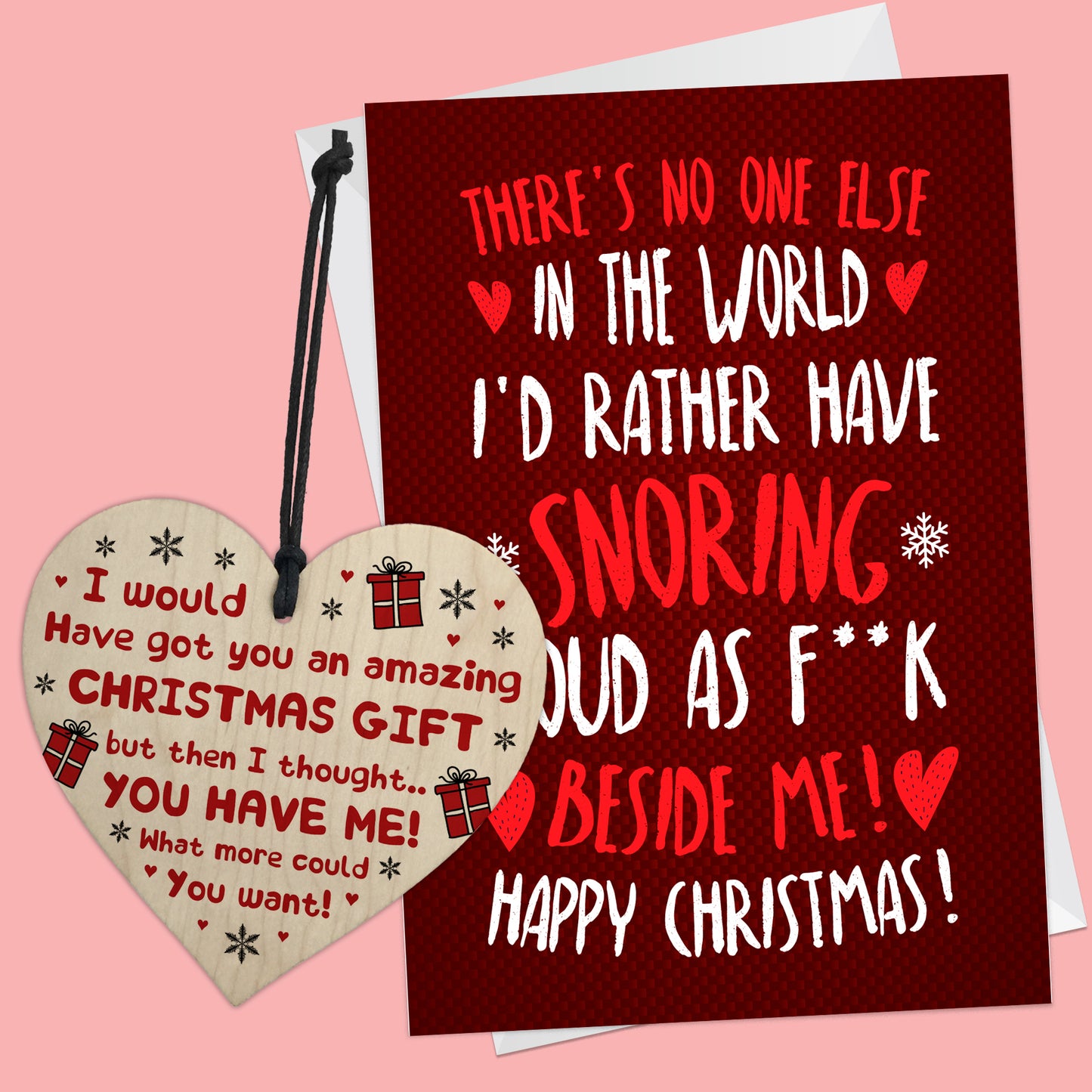 Christmas Card Funny Boyfriend Husband Card For Girlfriend Wife