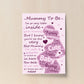 Mummy To Be Print New Mummy Gift Baby Shower Gift Mum To Be