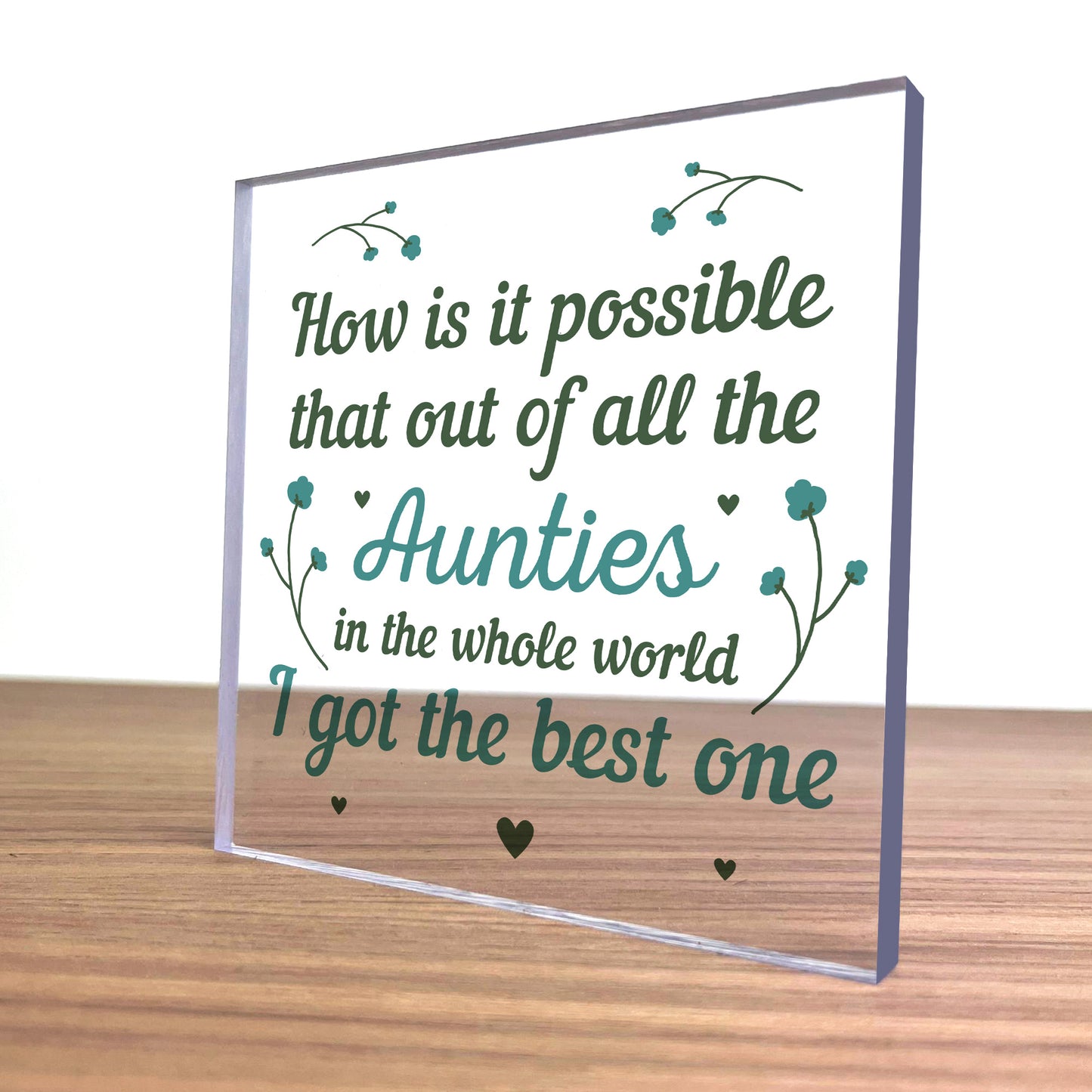Auntie Plaque Auntie Birthday Gifts Auntie Gifts From Niece