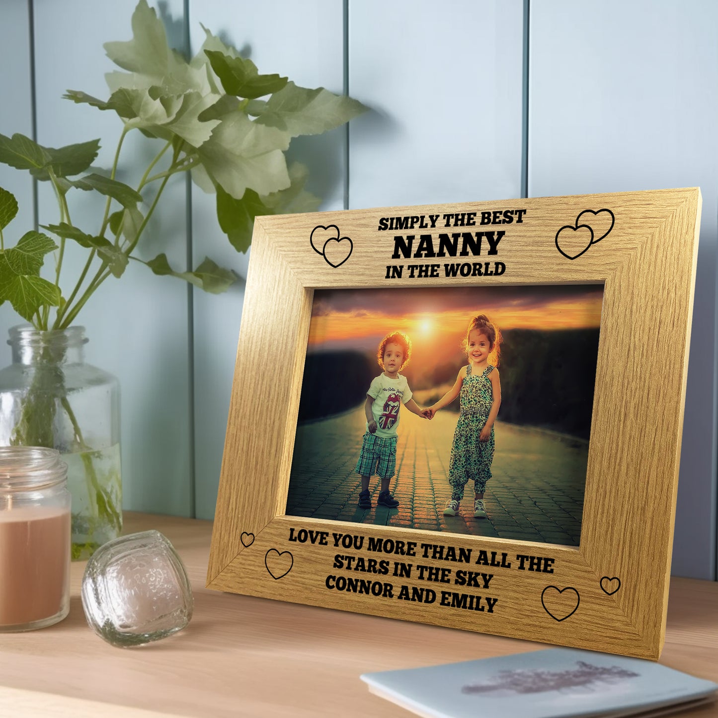 Best Nanny In The World Nanny Gift Photo Frame Grandparent Gifts