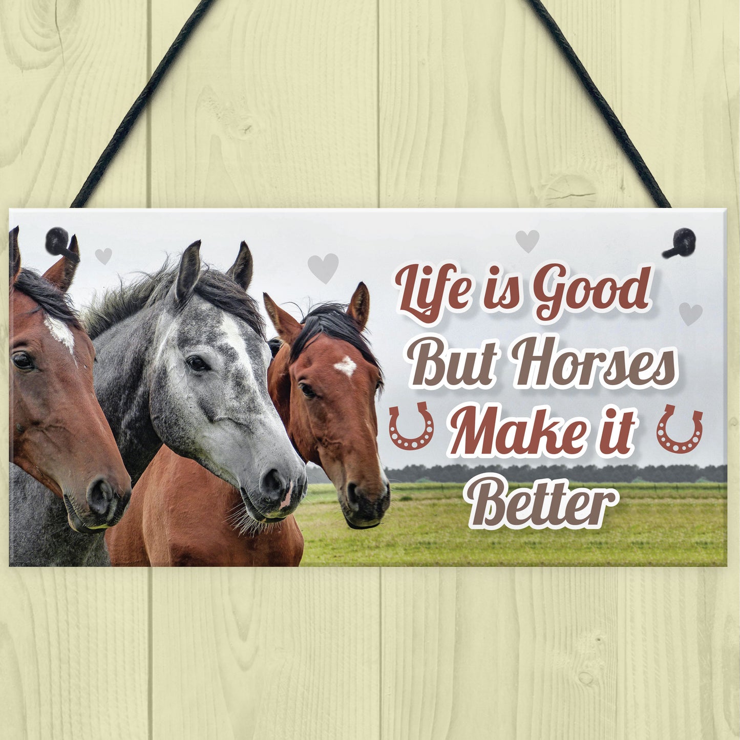 Horsey Daughter Gift For Christmas Horse Pony Stable Door Sign