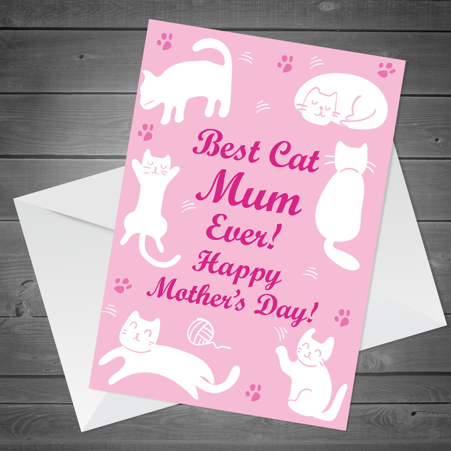 Mothers Day Card From The Cat Funny Joke Card From Pet Cat Lover