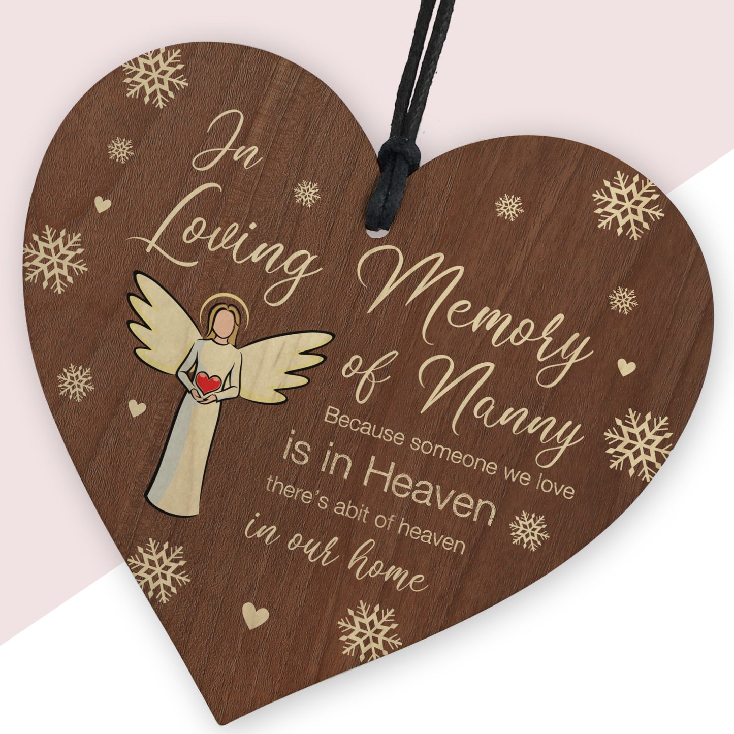 In Loving Memory of Nanny Memorial Bauble Ornaments Remembrance
