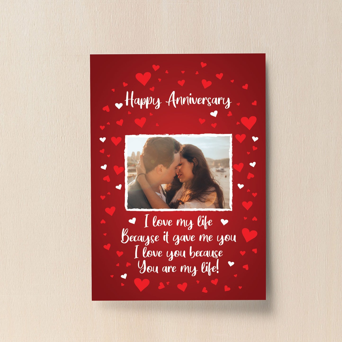 Anniversary Gift For Husband Wife Personalised Photot Print