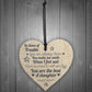 Gifts For Dad Wooden Heart FATHERS DAY Birthday Gift For Him