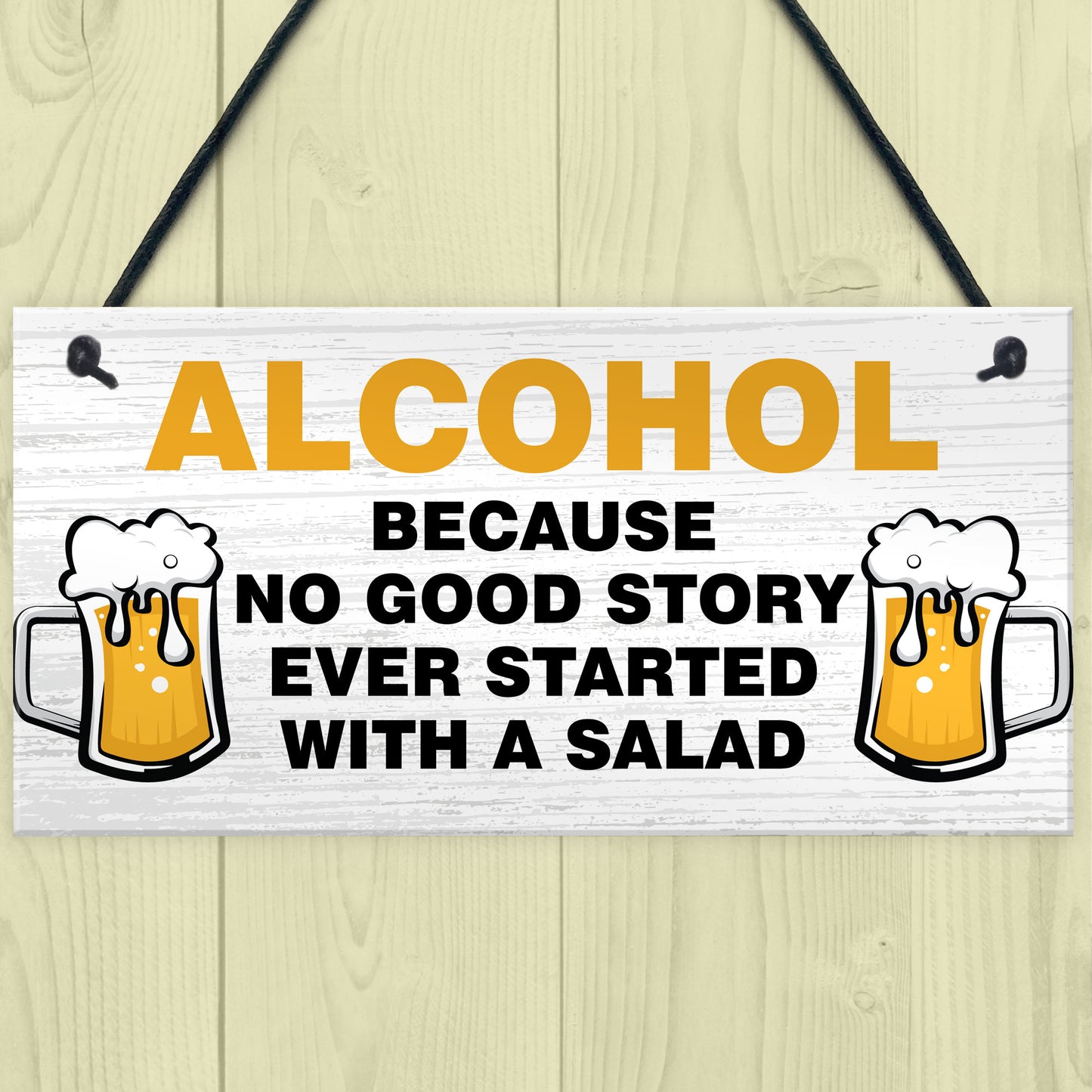 Funny Joke BAR SIGN Shed Sign Home Bar Sign Hanging Wall Plaque