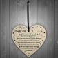 Funny 21st Birthday Gift For Daughter Son Wood Heart Card