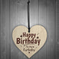 Funny Happy Birthday Wood Heart For Dog Cat Lover Pet Theme Him