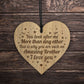 Amazing Brother Gifts Engraved Heart Brother Birthday Christmas