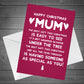 HAPPY CHRISTMAS CARD MUM Funny Mum Card For Him Mum Christmas