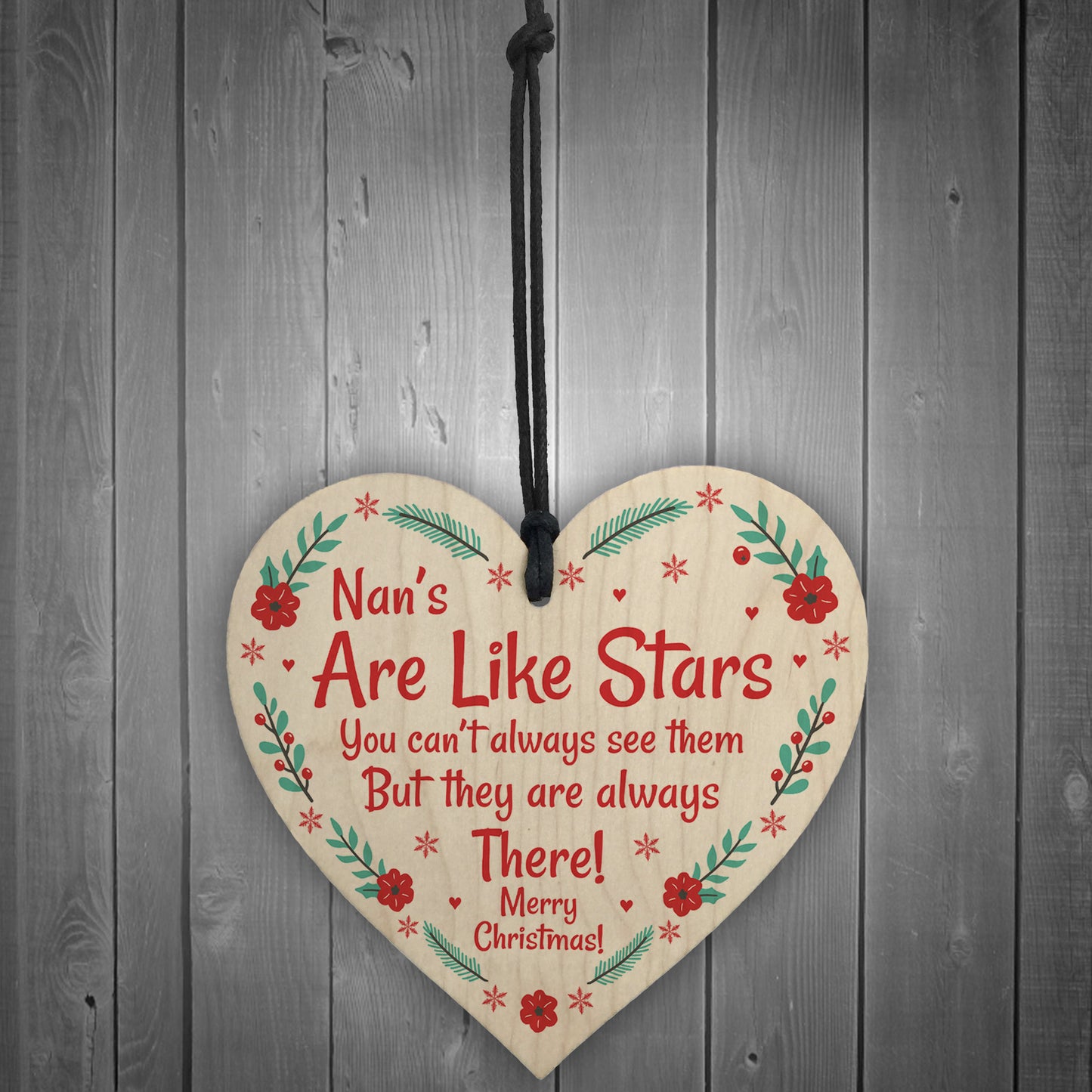Christmas Gift For Nan Novelty Tree Decoration Bauble Gifts
