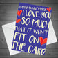 Anniversary Cards For Wife Husband Boyfriend Girlfriend Couple