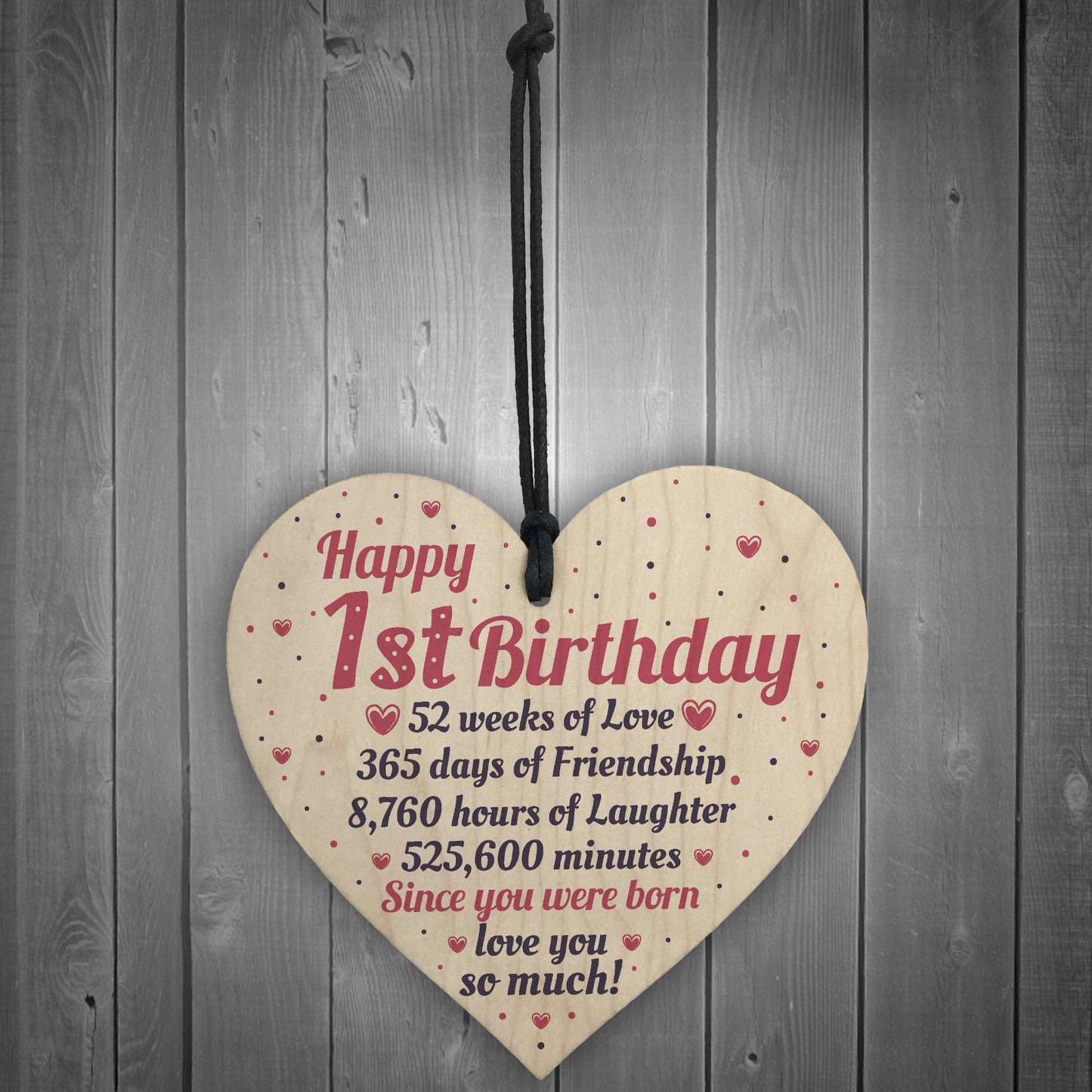 Happy 1st First Birthday Baby Daughter Son Grandson Grandaughter