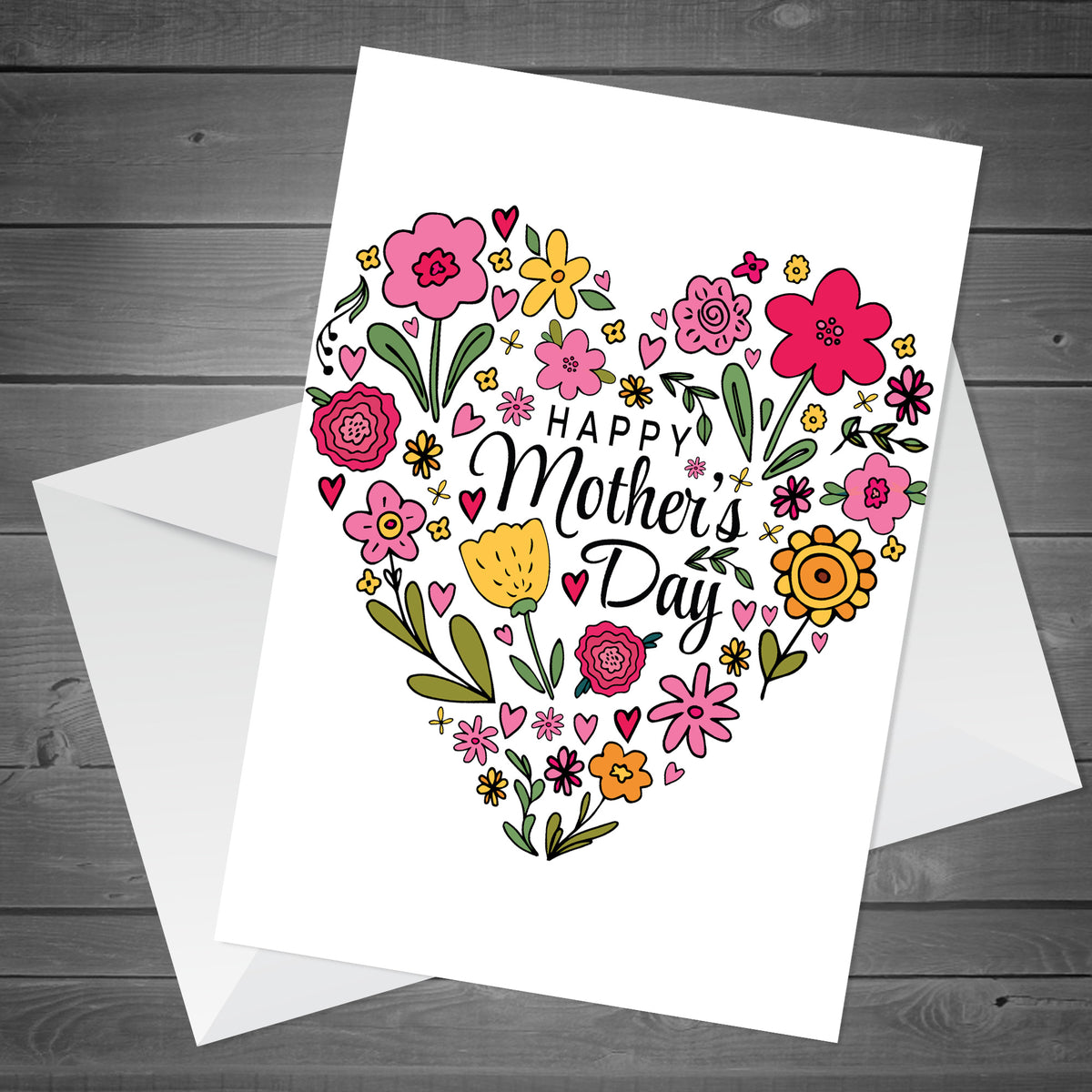 Mum Mothers Day Card Floral Mothers Day Card For Nan Nanny Nana