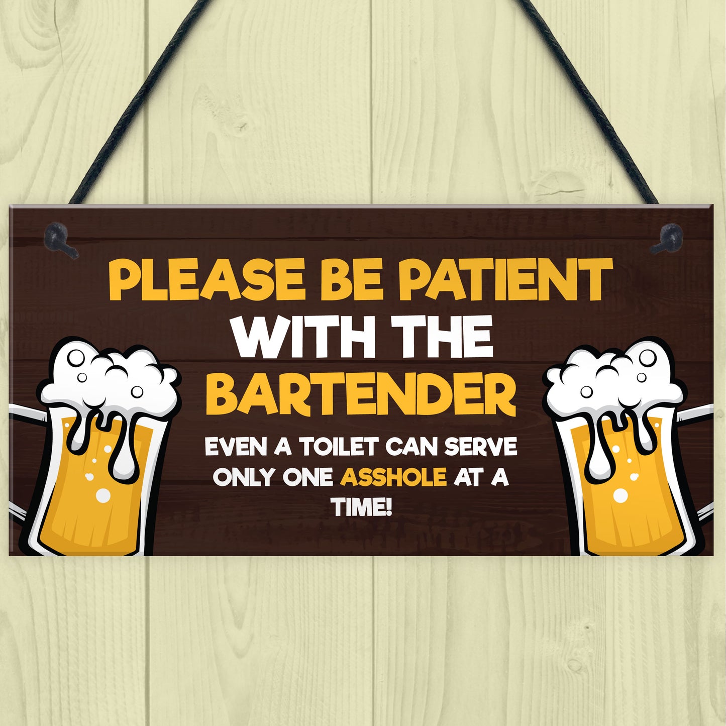 Funny Joke Humour Home Bar Sign For Garden Shed Man Cave
