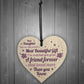 Daughter Gifts For Christmas Birthday Wood Heart Poem Daughter