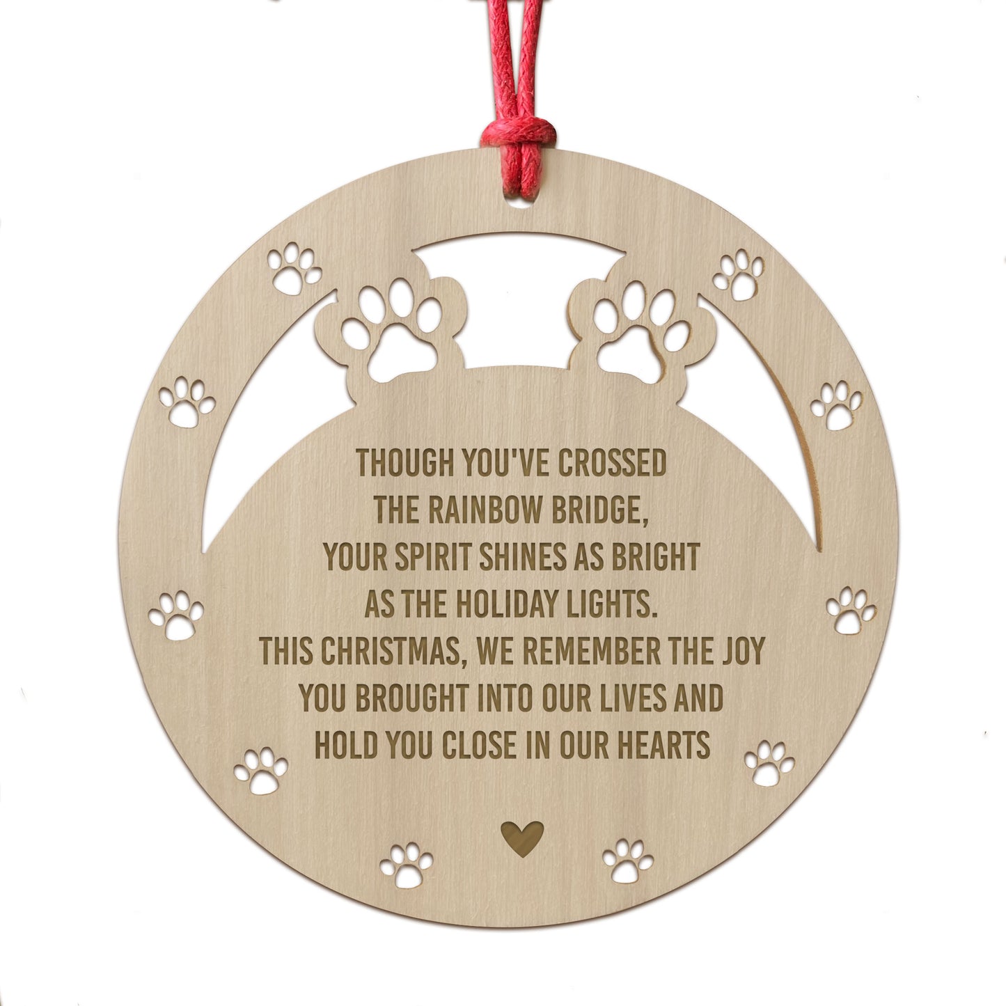 Memorial Christmas Tree Bauble Memorial Tree Decoration For Dog