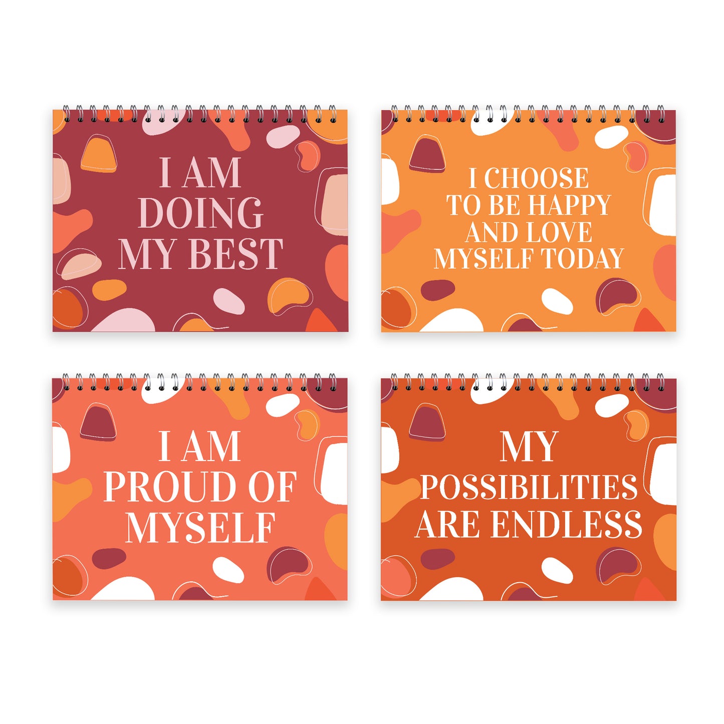Daily Positive Affirmations Freestanding Flipbook Calendar Gift