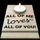 All Of Me Loves All Of You Candle Gift Set Tealight Holder