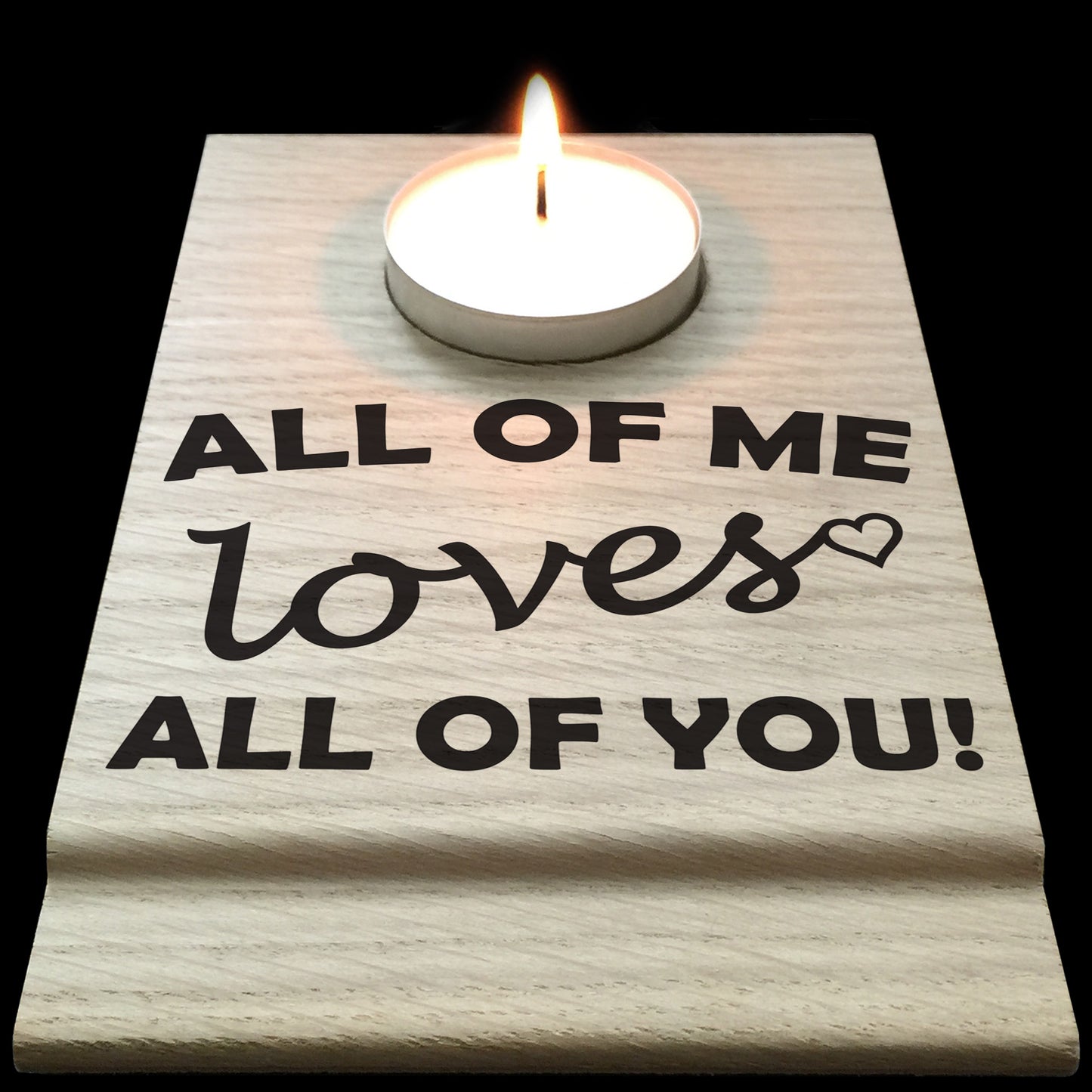 All Of Me Loves All Of You Candle Gift Set Tealight Holder
