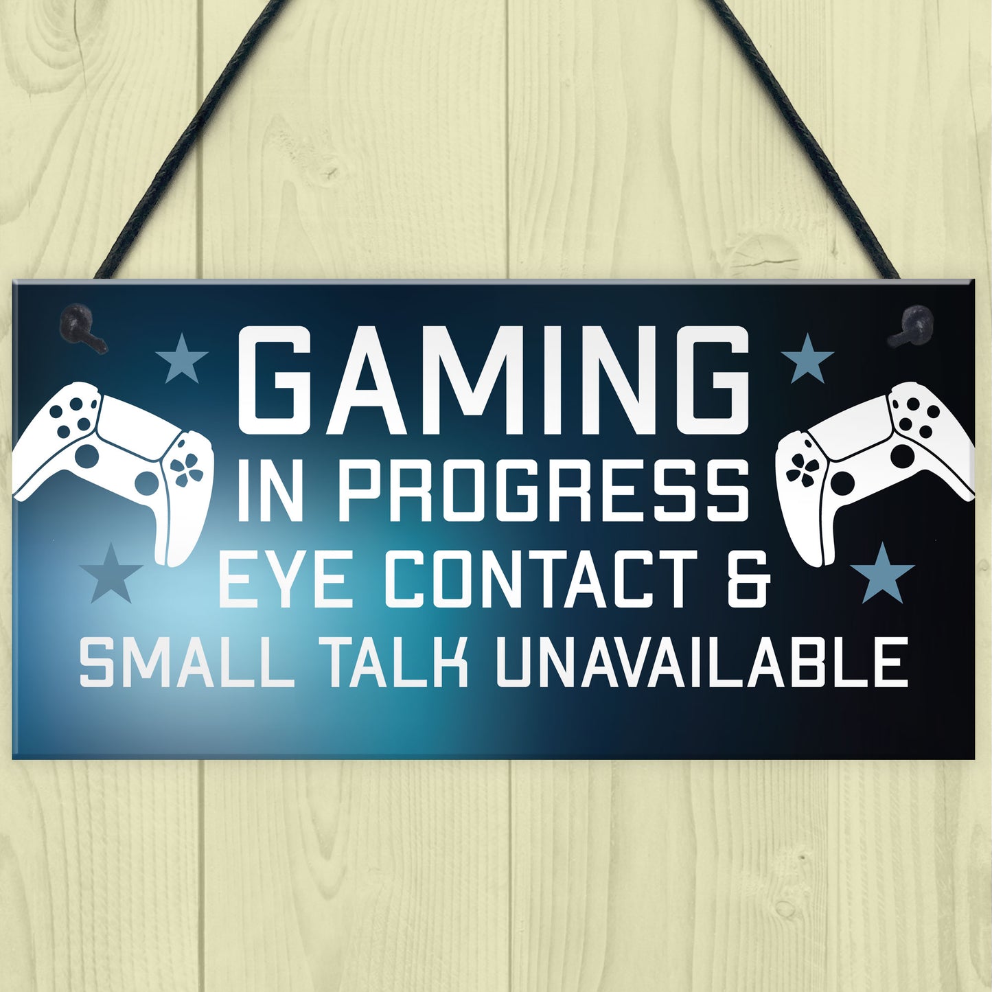 Funny Rude Gaming Sign Gift For Son Brother Christmas Birthday