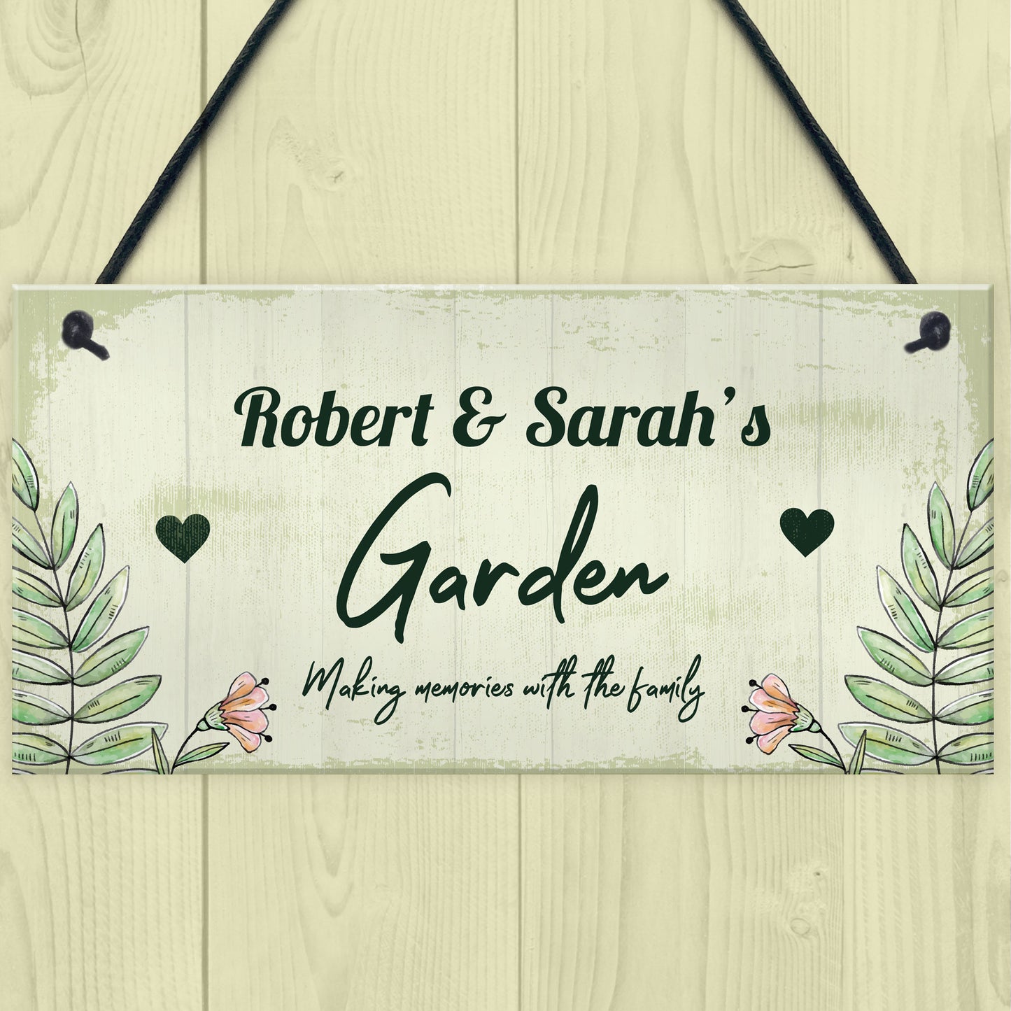Personalised Sign For Garden Hanging Garden Shed Home Decor