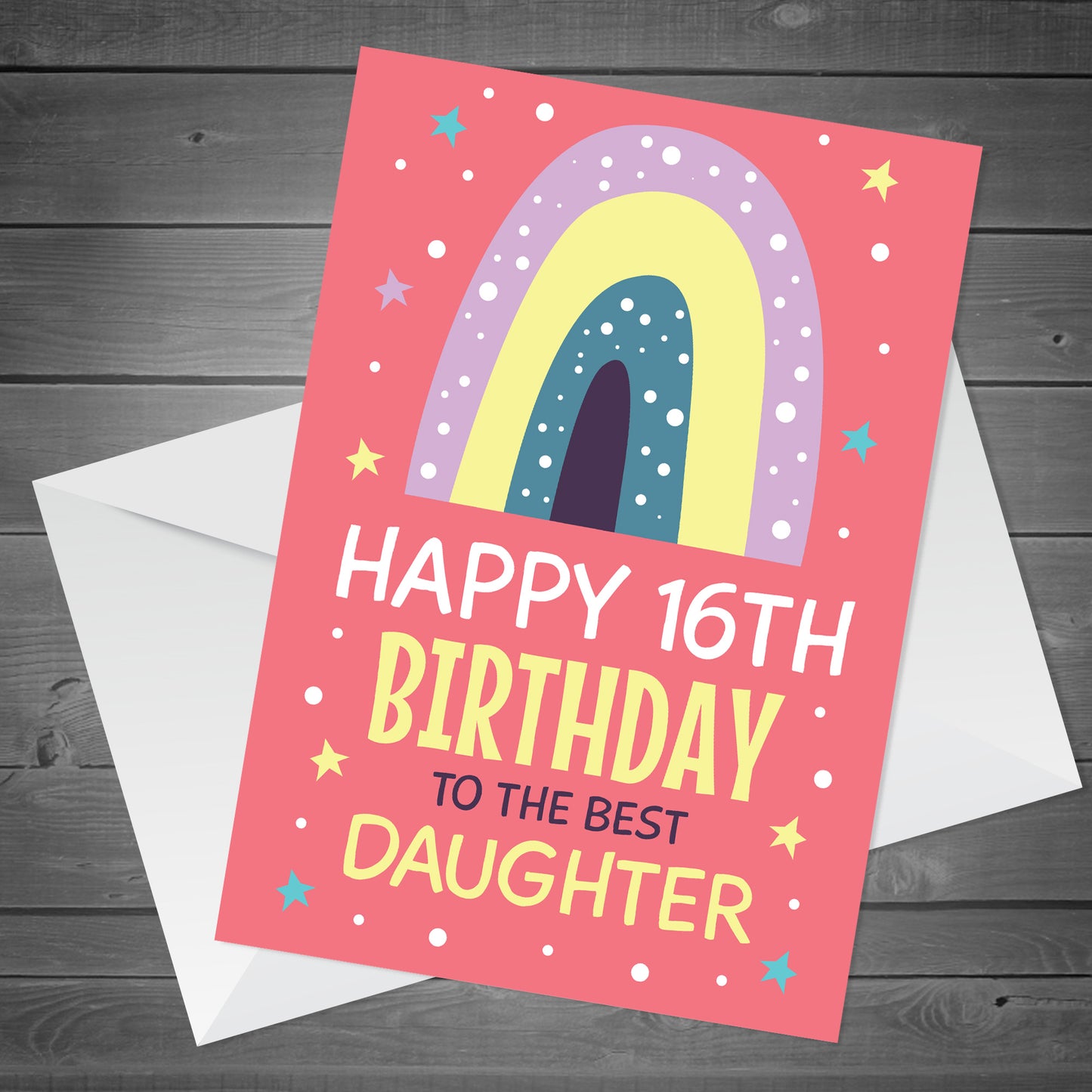 Happy 16th Birthday Card BEST DAUGHTER From Mum And Dad Daughter