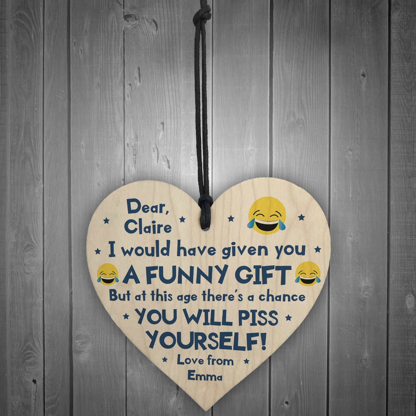 Funny PERSONALISED Birthday Gift For Him Her Friend Rude Gifts