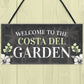 Welcome Sign Garden Signs And Plaques For Outdoor Funny