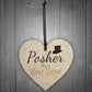 Posher Than Next Door Wooden Heart Garden Plaques Funny Gift