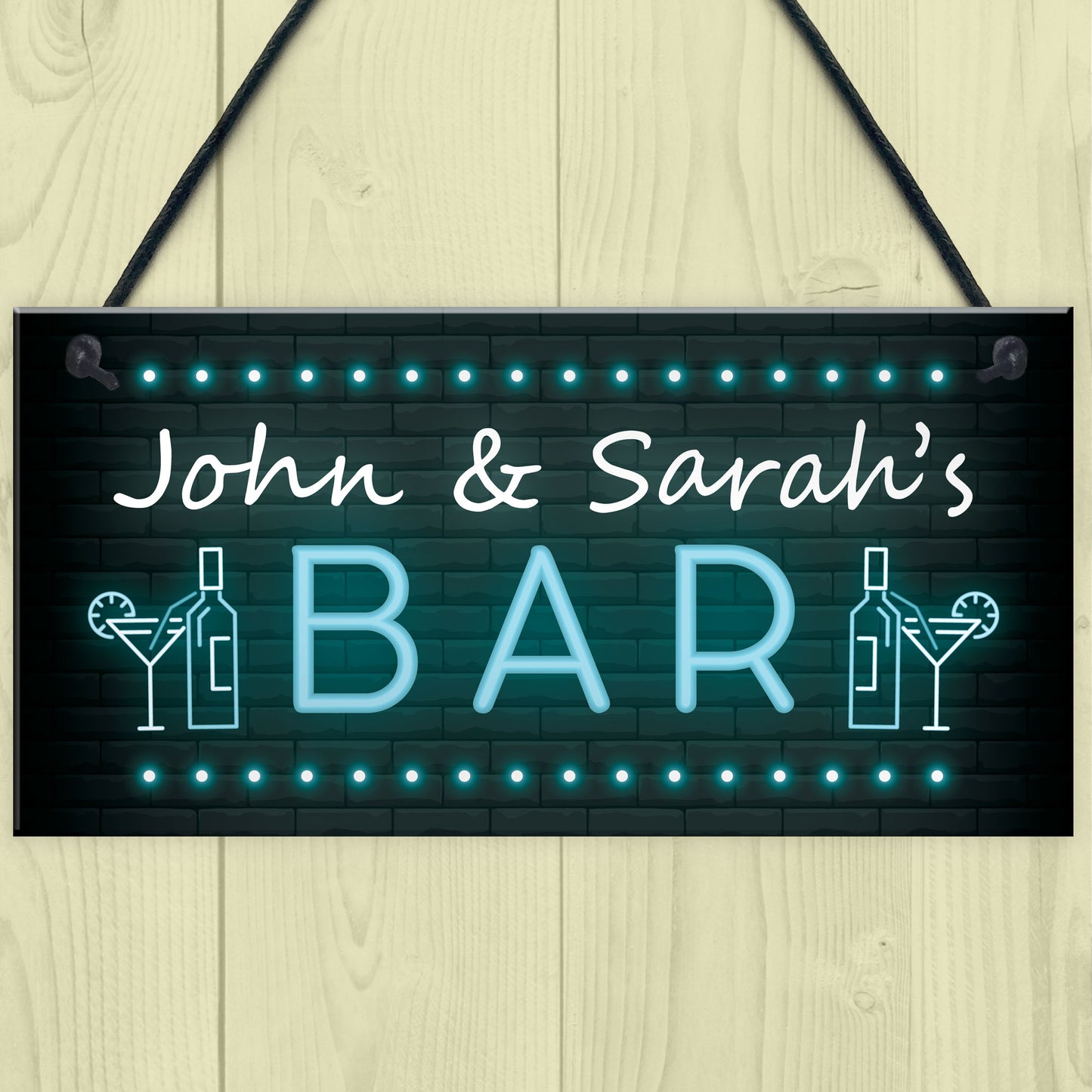 Home Pub Bar Personalised Sign Plaque For Man Cave Garden Bar