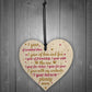 1st Wedding Anniversary 1 Year Gift Wooden Heart First Wedding