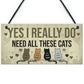 Funny Cat Gifts For Cat Lovers 3 Pack Gift For Women Home Decor