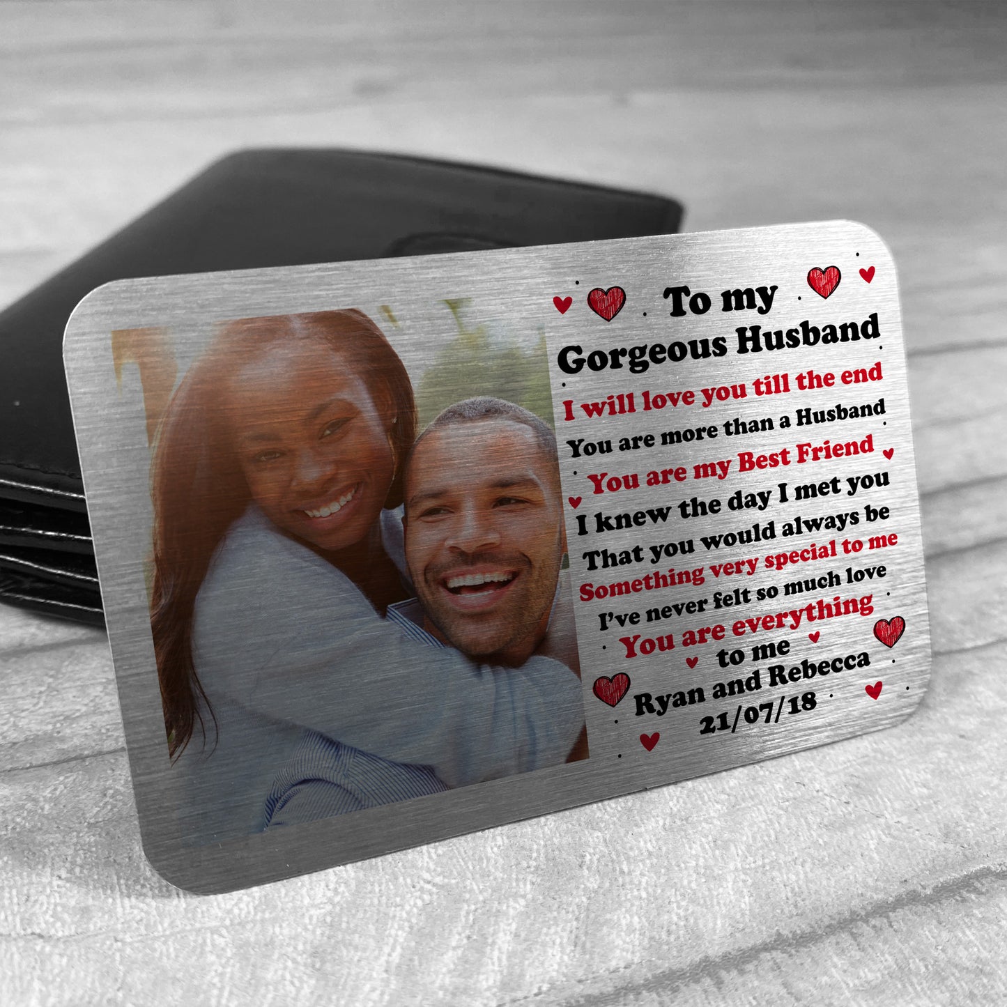 Novelty Gift For Husband Birthday Valentines Anniversary Insert