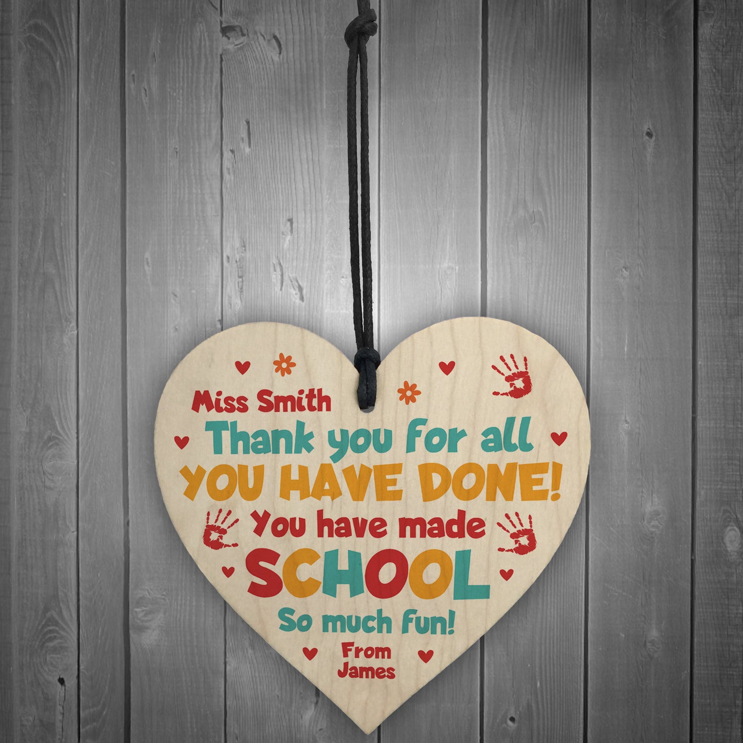 Teacher Leaving School Gifts PERSONALISED Gift For Teacher