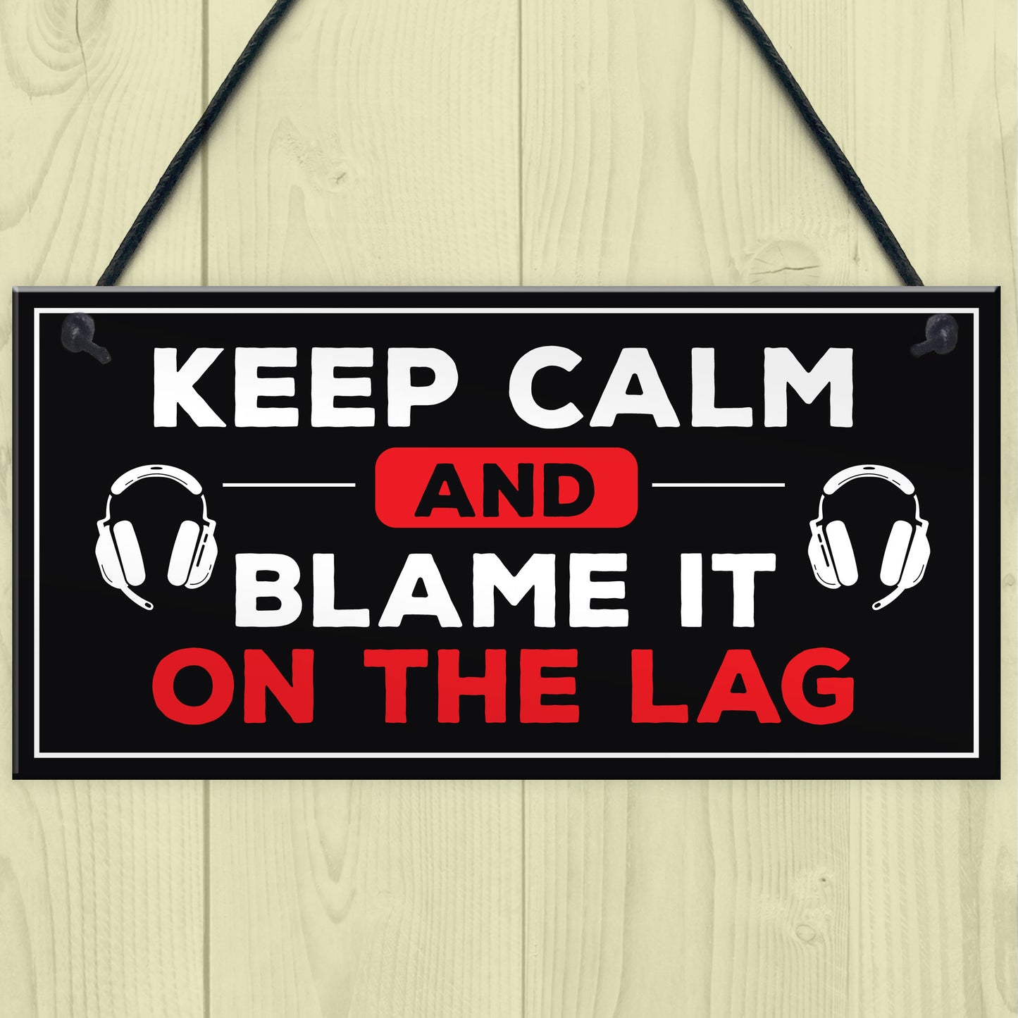 Keep Calm Funny Gamer Gifts For Him Games Room Man Sign