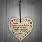Brother Christmas Novelty Gift For Him Wood Heart Bauble Decor