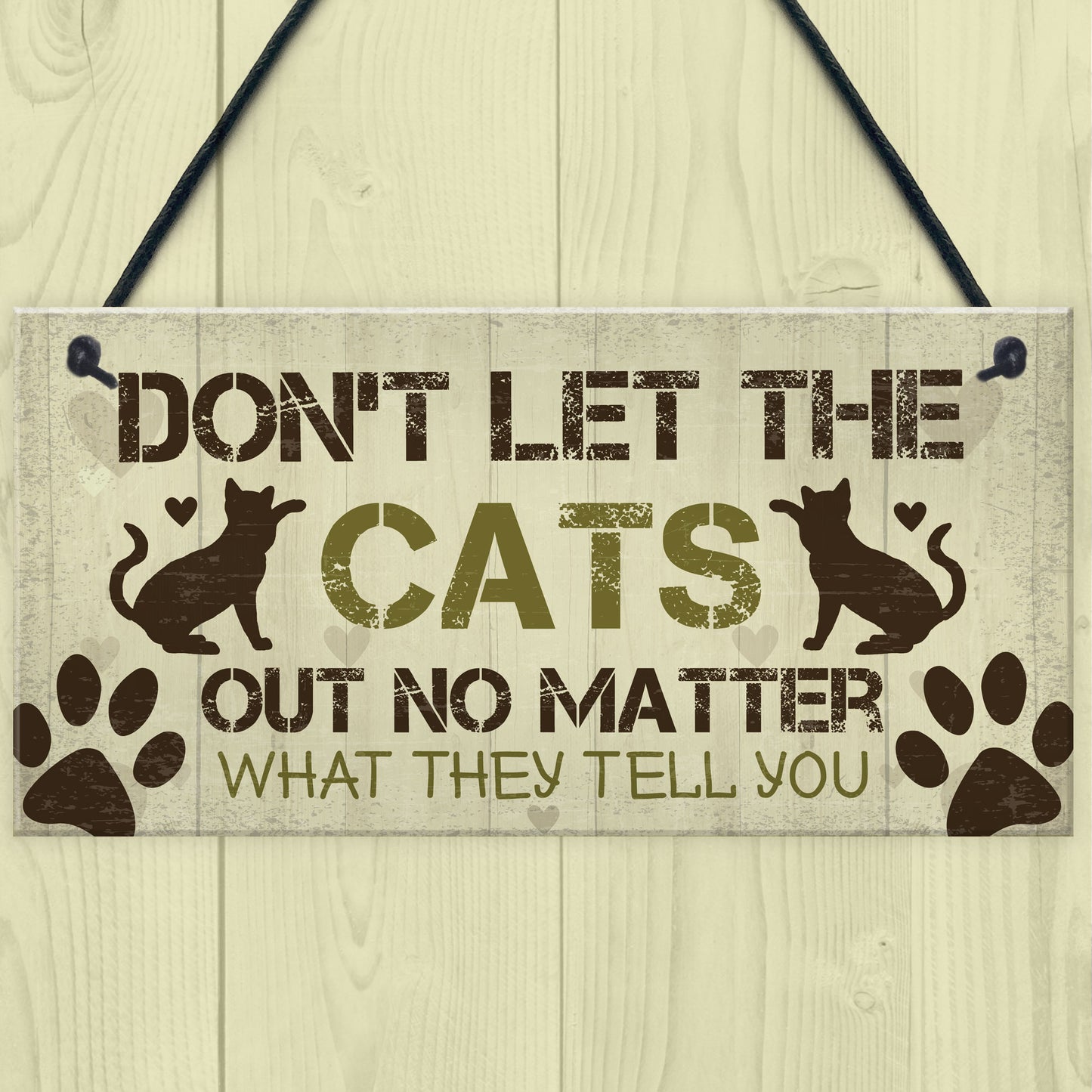 Funny Cat Signs And Plaque Cat Signs For Home Funny Cat Gift