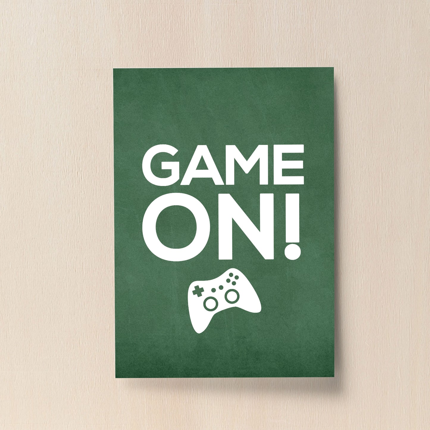 Gaming Print Gaming Poster Xbox Inspired Boys Bedroom Sign