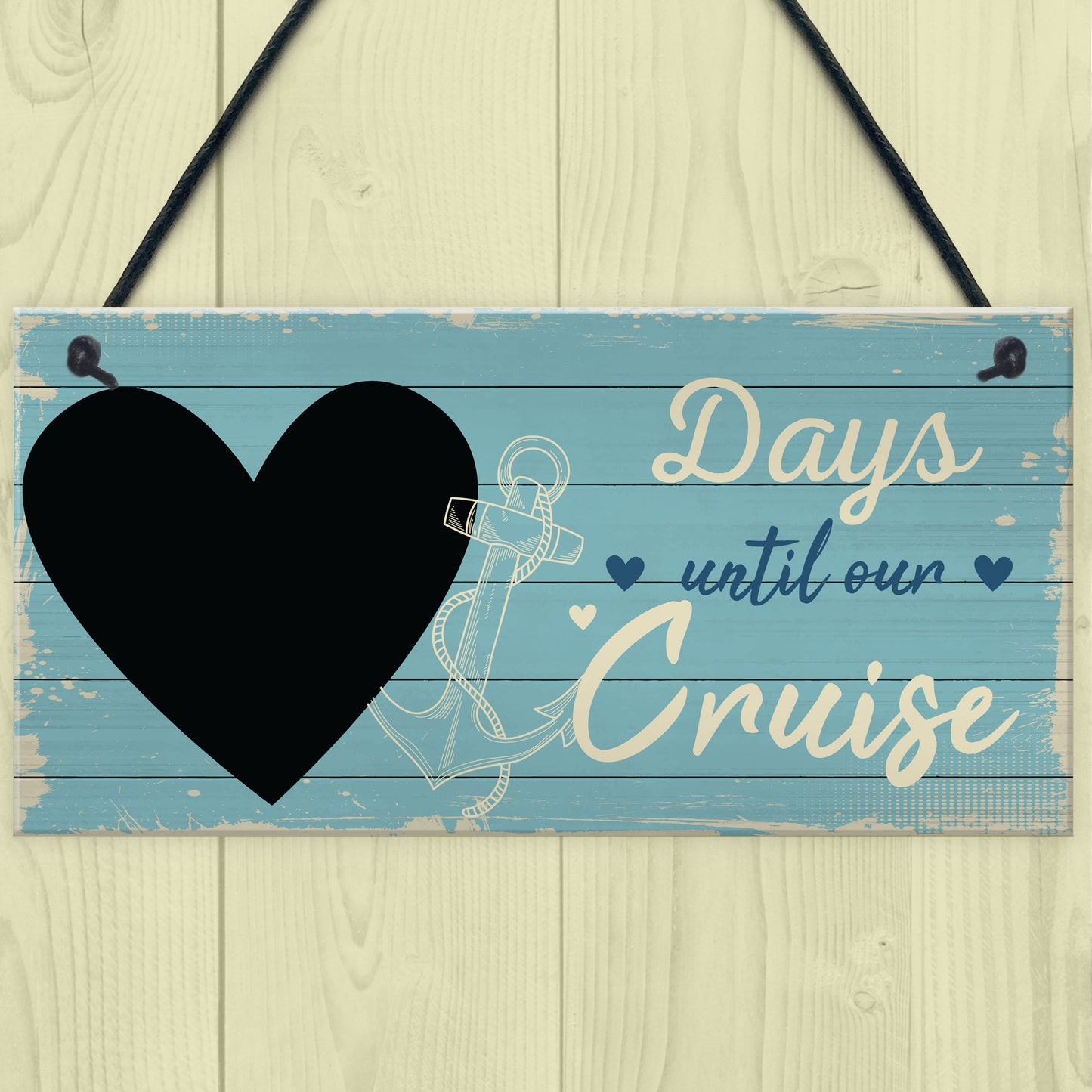 Holiday Countdown CHALKBOARD Sign Days Until Our Cruise Gift
