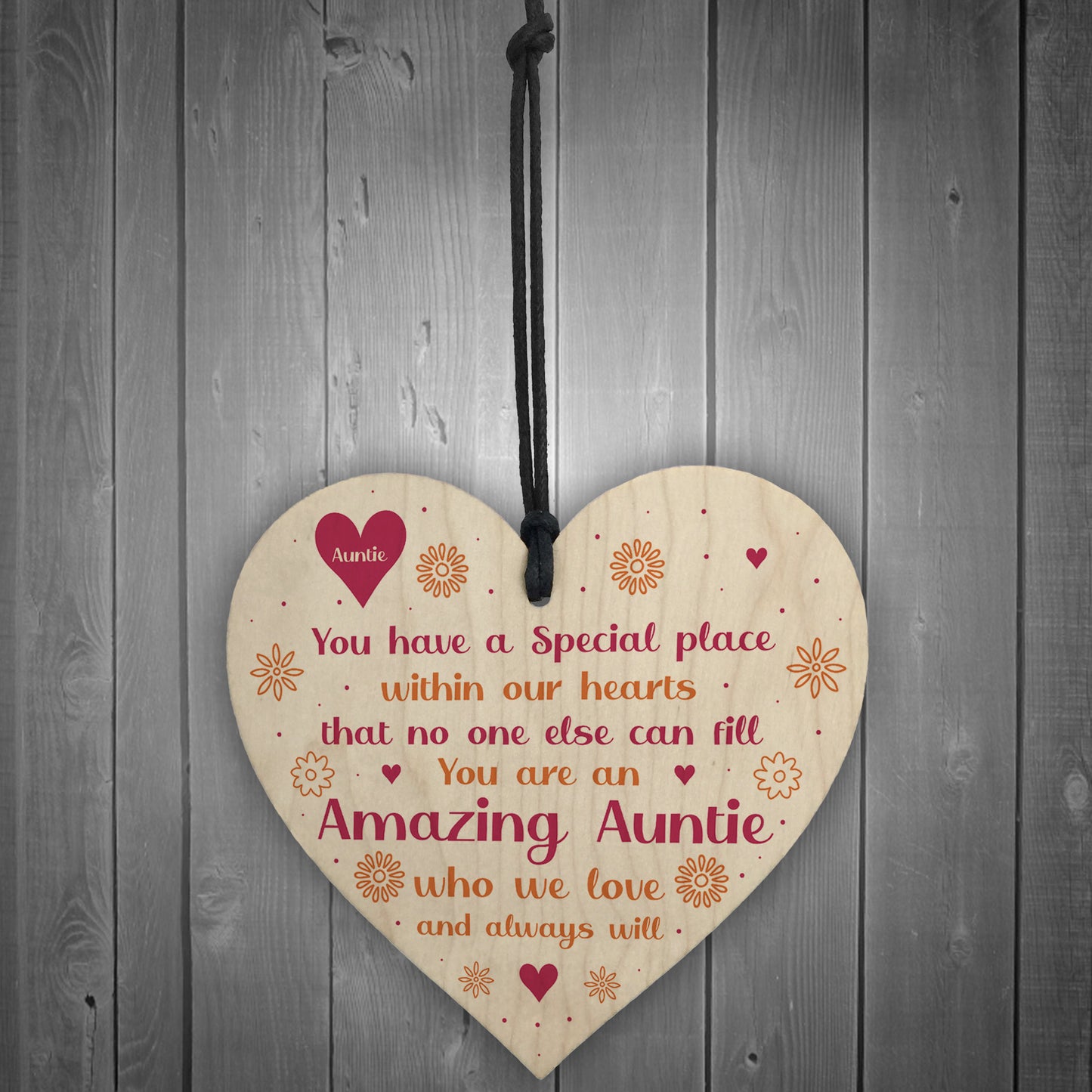 Amazing Uncle Gifts For Birthday Wooden Heart Sign Thank You