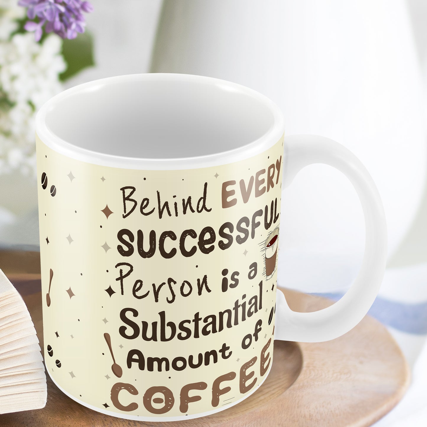 Coffee Mug Drink Latte Ceramic Cup Kitchen Espresso Funny Mug